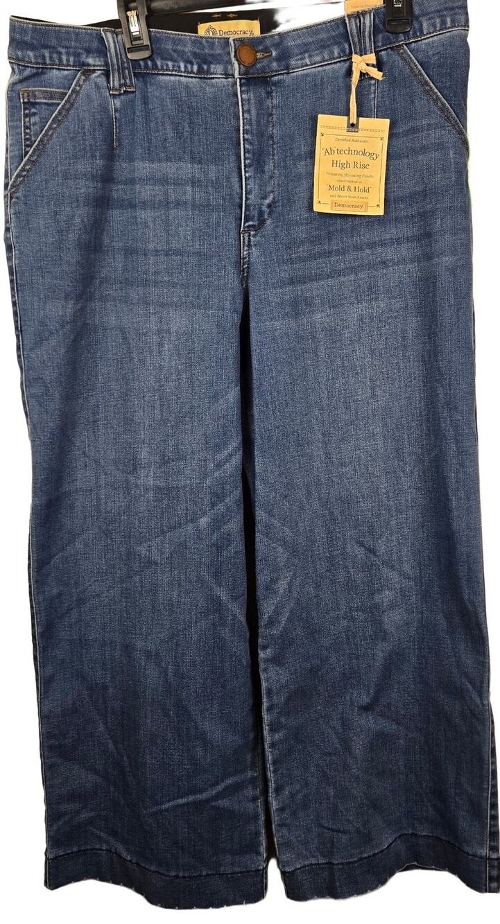 Democracy Ab'technology High Rise Jeans Women's 16 Slimming Stretch Booty Lift
